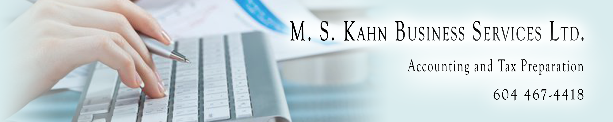 M.S.Kahn Business Services - accounting, bookkeeping and taxes for Maple Ridge and Pitt Meadows